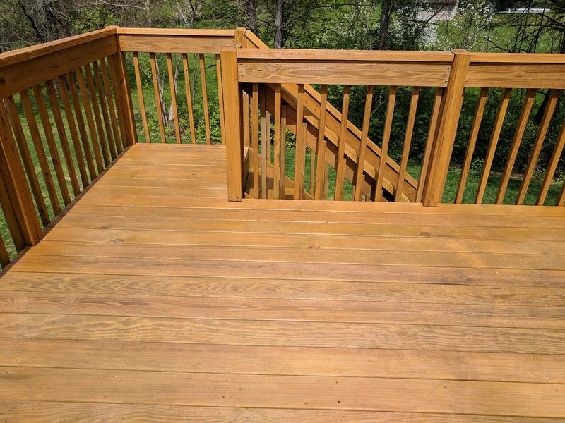 SaverSystems #1 Deck Premium Semi-Transparent Outdoor Wood Stain and Sealer in One - Water Based Wood Stain for Decks, Fences, & Siding - 1 Gallon (Natural) - Image 4